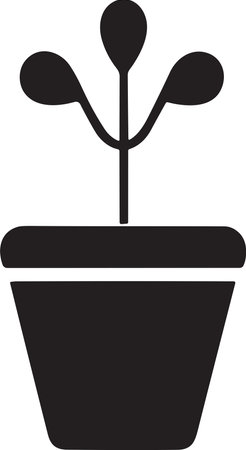 cactus tree logo in modern minimal style isolated on backgroundのイラスト素材