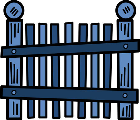 A cartoon lion is sitting on its haunches with its head down. The lion is orange and has a sad expressionのイラスト素材