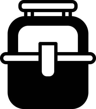 Travel bag in the concept of travel. The suitcase is open and has a lock on itのイラスト素材