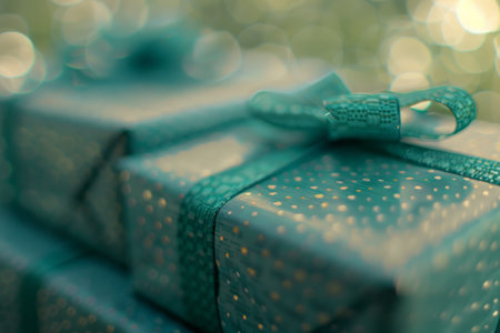 A box is sitting in a field of flowers. The box is yellow and has a white sticker on it. The scene is peaceful and serene, with the boxの素材