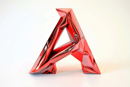 A letter made of glass is shown in a purple color. The letter is a part of a larger object, which is a word. The word is written in a foreign language, and the letter is in a unique shapeの素材