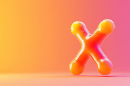 A close up of a colorful bacteria with a backgroundの素材