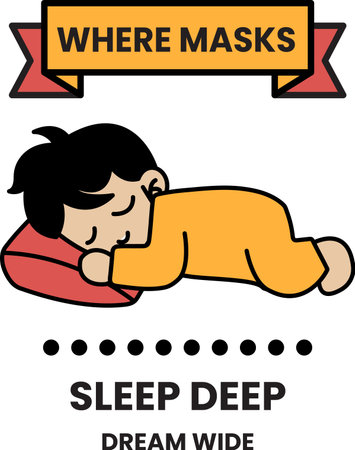 Illustration in concept of Sleeping and good sleep in line styleのイラスト素材