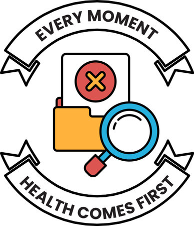 Every moment health comes first. Health is the most important thing in life. Every moment is a chance to make a healthy choiceのイラスト素材