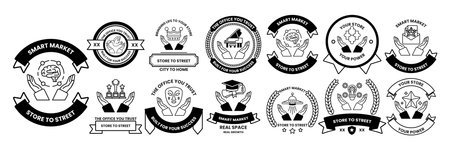 A Set of illustrations in Music and performances concept in line styleのイラスト素材