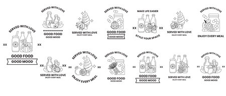 Eating healthy and nutritious food can have a positive impact on your mood, health, body, mind, soul, and spirit. Consuming good food can help you feel more energized, focused, and happyのイラスト素材