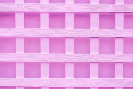 Pink wooden fenceの写真素材