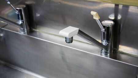 clean stainless steel water sink