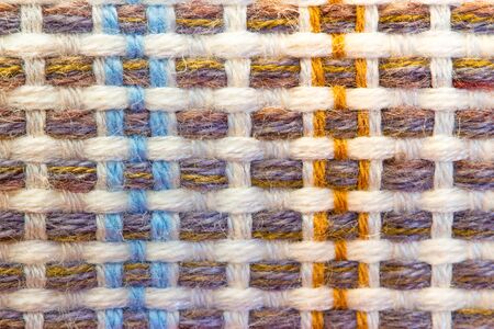 Macro photo of woven fabric