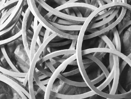 rubber band backgroundの写真素材