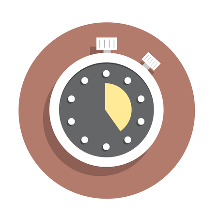 Vector flat icon stopwatchのイラスト素材