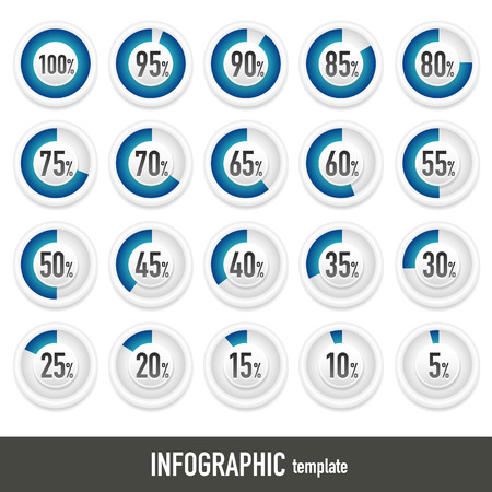 pattern dial for infographicsのイラスト素材