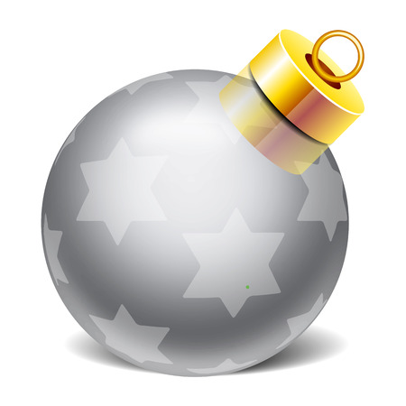 new christmass glass toysのイラスト素材