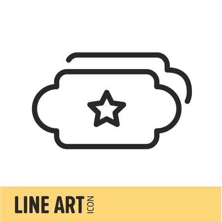 vector illustration icon lineart icon lines artの写真素材