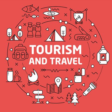 Lines Background illustration digital technology line bannerのイラスト素材