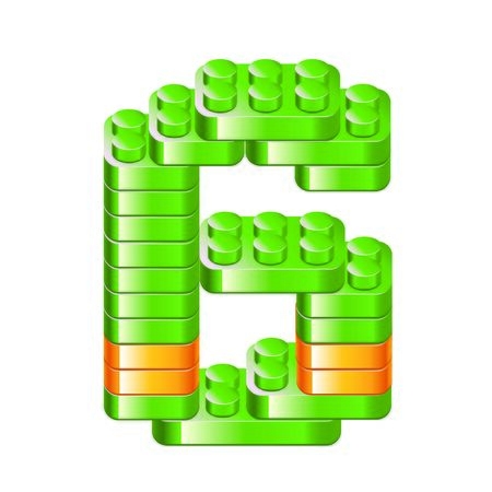Alphabet blocks figures constructorのイラスト素材