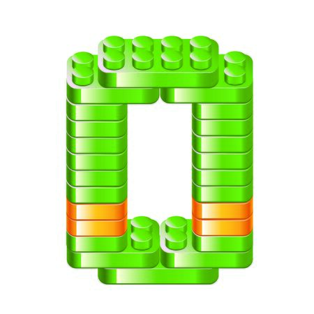 Alphabet blocks figures constructorのイラスト素材