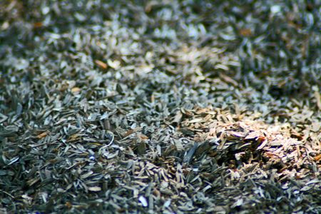 mulch in garden texture