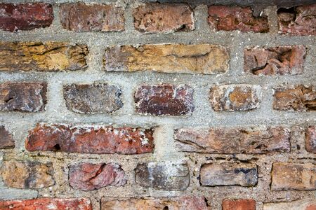 old brick wall background. horizontal shotの写真素材