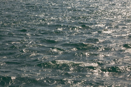 lake Garda water surface at summer eveningの写真素材