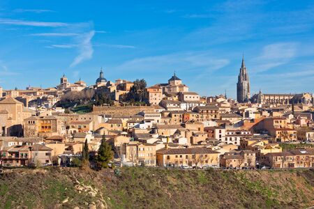 Old Toledo town view, Spain. Horizontal shotの写真素材