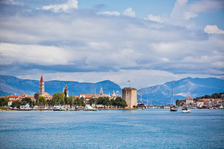 Trogir is a historic town and harbour on the Adriatic coast in Croatiaのeditorial素材