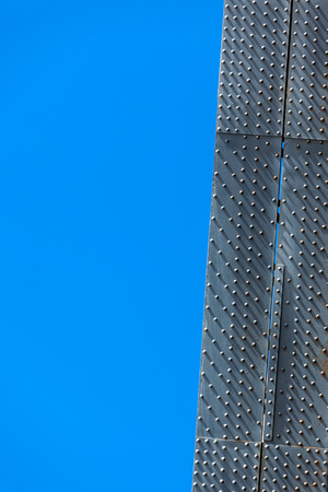 Modern Bridge frame closeup. Vertical image