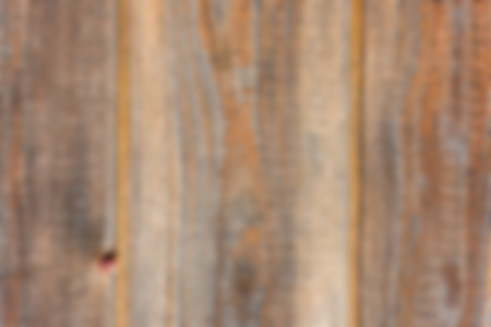 Old wooden plank surface background. Horizontal defocused blur shotの写真素材
