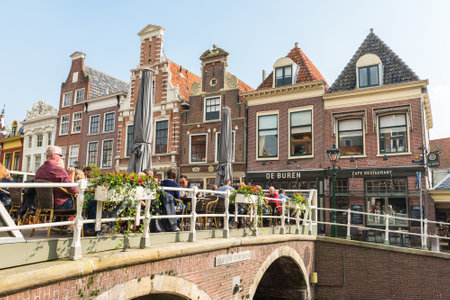 NETHERLANDS, AMSTERDAM - OCTOBER 2: Amsterdam Canal Street view on October 2, 2015のeditorial素材