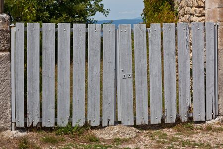 Old Wooden gateの写真素材