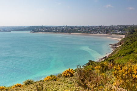 Western Brittany sea bay viewの写真素材