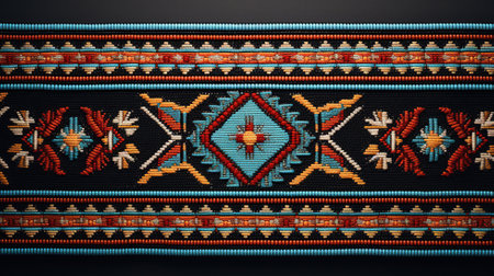 Colorful Thai style fabric pattern,Thai style fabric pattern.の素材