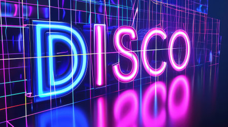 3D Illustration of the word DISCOUNT on a dark backgroundの素材