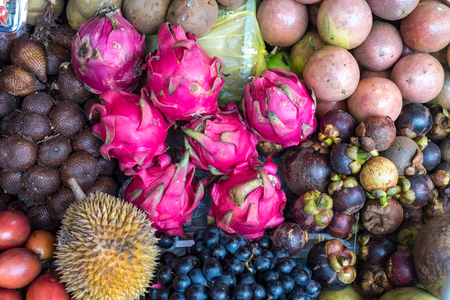 Dragonfruit on Marketの写真素材