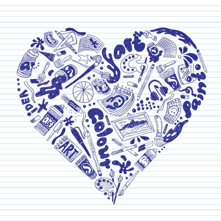 art heartのイラスト素材