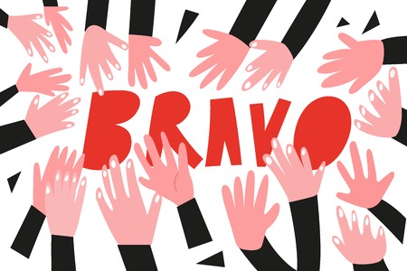 clapping hands,applause - simple vector illustration cartoonのイラスト素材