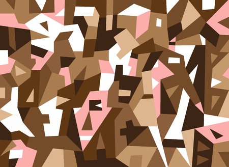 hipsters - abstract vector background with geometric shapesのイラスト素材