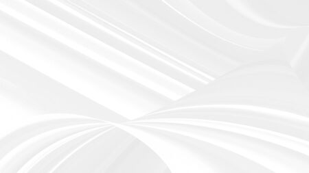 soft white fabric abstract curve multi lines shape decorative background. Beauty design gray texturedの写真素材