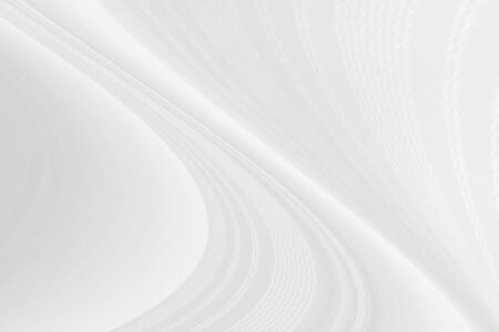 Soft textile curve shape. White fabric silky backgroundの写真素材
