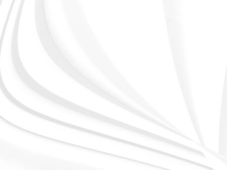 abstract white fabric curve shape backgroundの写真素材