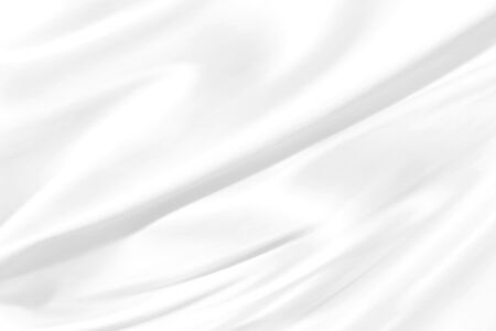 abstract white fabric curve design modern shape wave style backgroundの写真素材