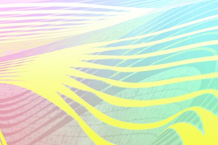 beauty colorful multi lines abstract curve shape backgroundの写真素材