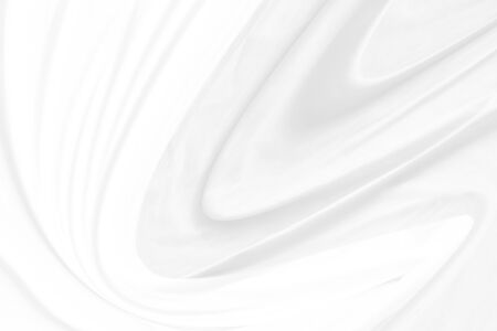 soft fabric abstract curve sshape decorative white backgroundの写真素材