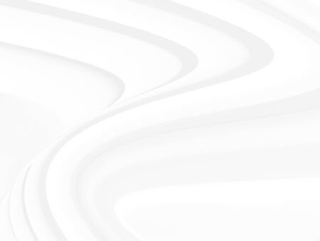 white fabric curve layer shape line on white backgroundの写真素材