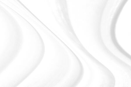 modern soft fabric white backgroundの写真素材