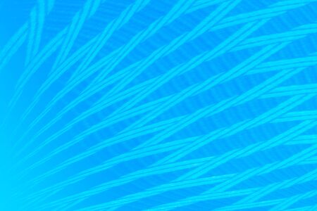 modern design spiral cable blue color backgroundの写真素材