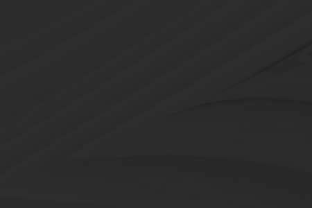 Black shape beauty dark clean and soft fabric textured. abstract smooth curve decorate fashion textile backgroundの写真素材