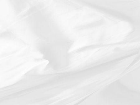 beauty textile clean and soft fabric white abstract smooth curve shape decorate fashion backgroundの写真素材