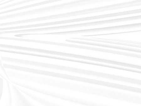 fashion textile Clean woven beautiful soft fabric abstract smooth curve shape decorative white backgroundの写真素材