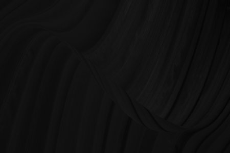 beauty soft fabric  shape abstract. textile black smooth curve fashion matrix decorate backgroundの写真素材